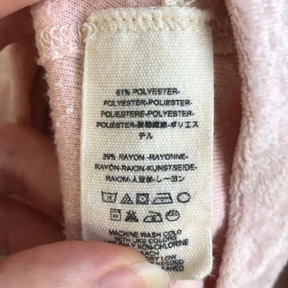 We the Free Milan blush pink crushed velvet top - Picture 8 of 8